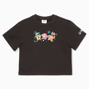 Camiseta PUMA x SPONGEBOB para niños pequeños, PUMA Black