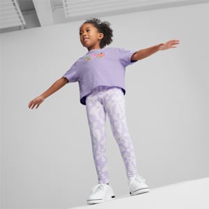 PUMA x SPONGEBOB Tee Kids, Vivid Violet