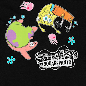 PUMA x SPONGEBOB Kids' T-Shirt, PUMA Black