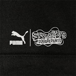 キッズ PUMA x スポンジ・ボブ 半袖 Tシャツ 104-164cm, PUMA Black, extralarge-JPN