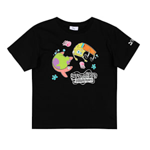 PUMA x SPONGEBOB Kids' Relaxed Fit T-Shirt, PUMA Black, extralarge-IND