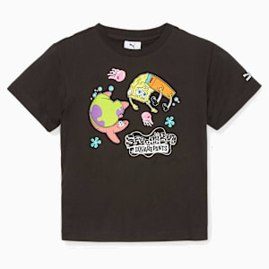キッズ PUMA x スポンジ・ボブ 半袖 Tシャツ 104-164cm, PUMA Black