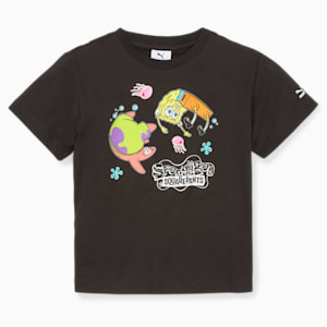 PUMA x SPONGEBOB Kids' Tee, PUMA Black