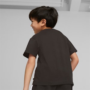 キッズ PUMA x スポンジ・ボブ 半袖 Tシャツ 104-164cm, PUMA Black, extralarge-JPN