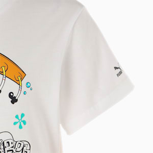 キッズ PUMA x スポンジ・ボブ 半袖 Tシャツ 104-164cm, PUMA White