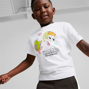 Camiseta PUMA x SPONGEBOB para niños pequeños, PUMA White