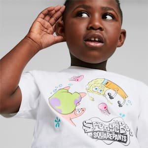 PUMA x SPONGEBOB Tee Kids, PUMA White