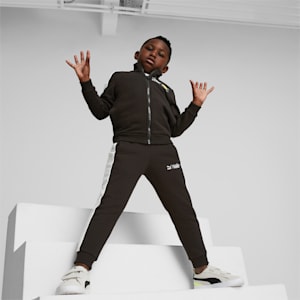 PUMA x SPONGEBOB T7 Jacket Kids, PUMA Black, extralarge-GBR