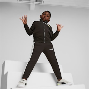 PUMA x SPONGEBOB T7 Kids' Regular Fit Jacket, PUMA Black, extralarge-IND
