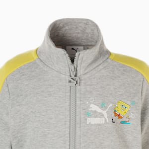 キッズ PUMA x スポンジ・ボブ T7 トラックジャケット 104-164cm, Light Gray Heather