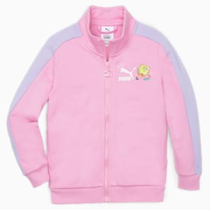 PUMA x SPONGEBOB T7 Kids' Regular Fit Jacket, Lilac Chiffon, extralarge-IND