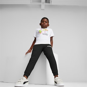 PUMA x SPONGEBOB T7 Kids' Regular Fit Pants, PUMA Black, extralarge-IND