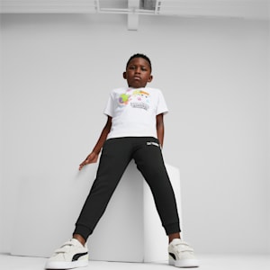 Pantalones PUMA x SPONGEBOB T7 para niños, PUMA Black