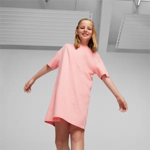 Classics Big Kids' Tee Dress, Peach Smoothie, extralarge