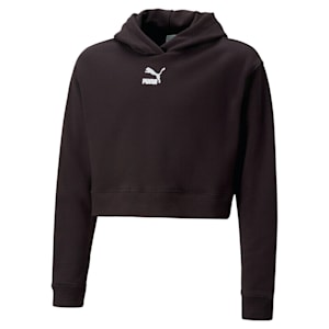 キッズ ガールズ CLASSICS フーディー 128-164cm, PUMA Black, extralarge-JPN