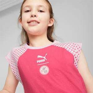 PUMA X MIRACULOUS SL Youth Regular Fit T-Shirt, Glowing Pink, extralarge-IND