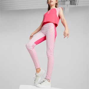 PUMA X MIRACULOUS Youth Tights, Pearl Pink, extralarge-IND