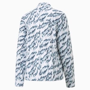 Animal Print Golf Jacket Women, Bright White-Lucite, extralarge-GBR