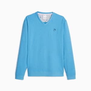 メンズ ゴルフ PUMA × ARNOLD PALMER Vネック セーター, Regal Blue Heather, extralarge-JPN