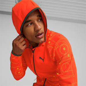 MVP Dime Basketball Jacket Men, Warm Earth-Fresh Pear-AOP