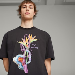 ユニセックス PUMA x KOCHE グラフィック 半袖 Tシャツ, PUMA Black