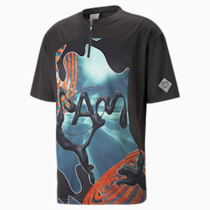 PUMA x P.A.M. Active AOP Unisex T-shirt, PUMA Black, extralarge-IND