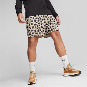 UPTOWN AOP Men's Shorts, Granola
