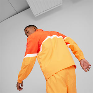 Clyde Basketball Jacket 2.0, Cayenne Pepper-Clementine