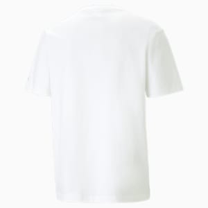 Track Meet Men's Graphic Tee, PUMA White
