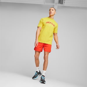 Playera gráfica Track Meet para hombre, Fresh Pear