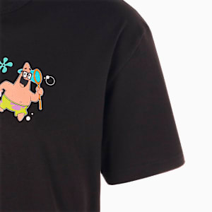ユニセックス PUMA x スポンジ・ボブ グラフィック 半袖 Tシャツ, PUMA Black