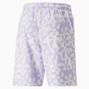 Shorts PUMA x SPONGEBOB estampados para hombre, Vivid Violet