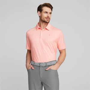 Cloudspun Primary Golf Polo Shirt Men, Flamingo Pink