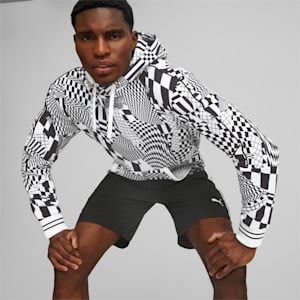 メンズ BMW MMS AOP ステートメント フーディー, PUMA White-AOP