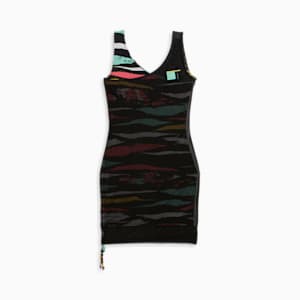 WAL Mas Camp T7 Women's Dress, PUMA Black-AOP, extralarge