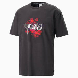 T-shirt PUMA x FINAL FANTASY XIV, homme, Noir PUMA-gris bruyère foncé