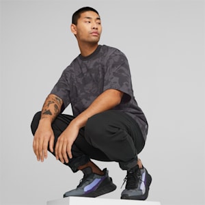 ユニセックス PUMA x FINAL FANTASY XIV ゲーミング 半袖 Tシャツ, PUMA Black-AOP