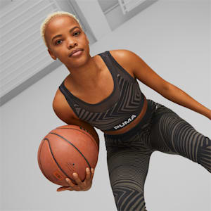 Close Out Basketball Women's Bra, PUMA Black