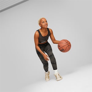 Bra de basquetbol Close Out para mujer, PUMA Black, extralarge