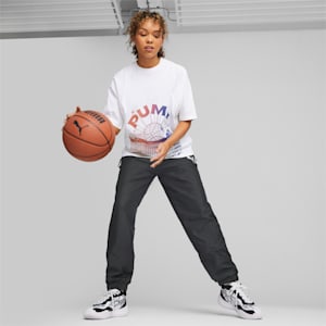 Strong Side Basketball Tee Women, PUMA White, extralarge