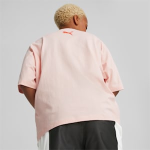 Strong Side Women's Regular Fit T-Shirt, Rose Dust, extralarge-IND