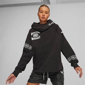 Tip Off Women's Basketball Hoodie, PUMA Black