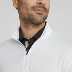 YouV Quarter-Zip Men's Golf Sweatshirt, Bright White, extralarge