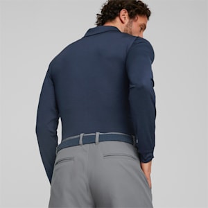 YouV Men's Long Sleeve Golf Polo Shirt, Navy Blazer, extralarge-IND