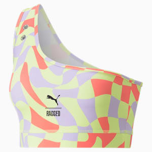PUMA X The Ragged Priest All Over Print Women's Crop Top, Lily Pad-AOP