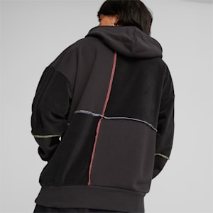 Sudadera con capucha PUMA x THE RAGGED PRIEST para mujer, PUMA Black