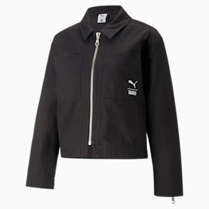 PUMA x THE RAGGED PRIEST Women's Twill Jacket, PUMA Black, extralarge