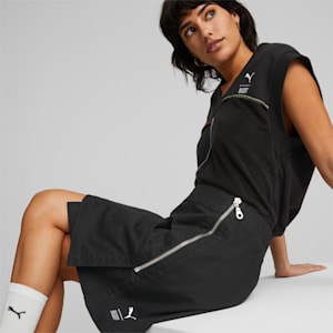 ウィメンズ PUMA x THE RAGGED PRIEST ツイル スカート, PUMA Black