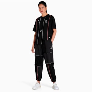 PUMA X TRP Women's Relaxed Fit Pants, PUMA Black, extralarge-IND