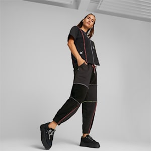 Pantalones deportivos PUMA x THE RAGGED PRIEST para mujer, PUMA Black